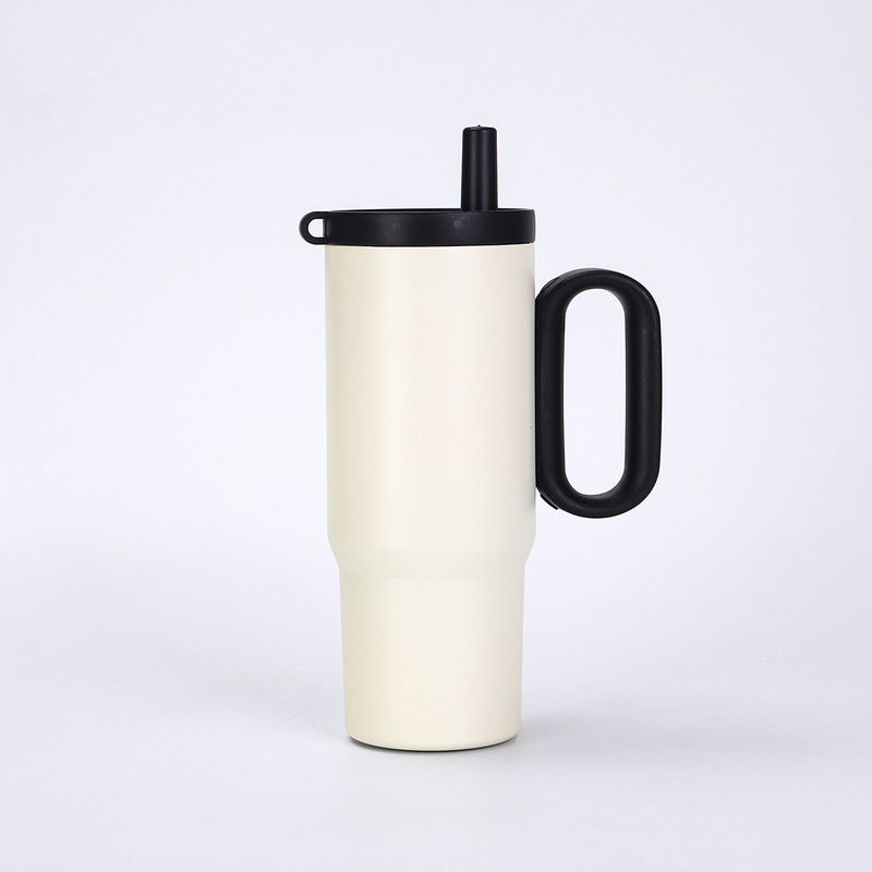 Large-Capacity Thermos Cup for Women, Good-Looking Ice Cup, Portable Car Coffee Cup, Outdoor Sports Water Bottle, Tea Cup