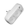 Rozšírenie EÚ Adaptér s dvojitou zásuvkou s 2 USB Power Strip Adaptér s inteligentnou zásuvkou