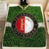 Feyenoord Rotterdam Flannel Blanket, High quality Comfortable for All Seasons, Home Decor, Warmth and Comfort