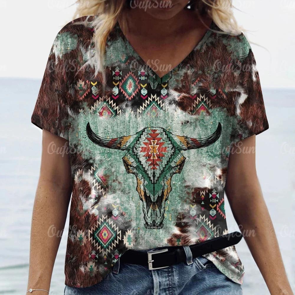 

Женская модная футболка с v-образным вырезом, винтажная футболка с 3D принтом Harajuku, одежда с короткими рукавами и v-образным вырезом, топ большого размера