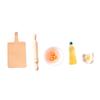 1Set Wear-resistance Compact Educational Fine Workmanship Dollhouse Cook Baking Miniature Kitchen Tool Model