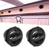 2pcs Air Conditioning Outlet Black Round ABS Universal AC Vent for RV Boat Bus Car