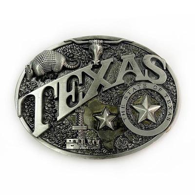 Amerikanische Western-Cowboy-Ovale Gürtelschnalle - Neues Bullenkopf-Design