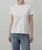Elmyujeu Round T-Shirt.005 -Tumble Washing/Tenter/4Color