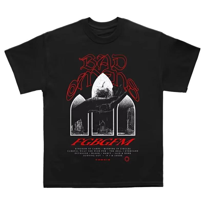 

2026 Unisexs TShirts Bad OUnisexs Cotton Tees Short Sleeve T Shirts Round Neck Tops Streetwear Fan Gifts 4XL
