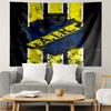 AIK Fotboll Druck Wandteppich, Leichte Wandbehang, für Schlafzimmer, Studentenwohnheim, Wohnzimmer, Heimkunstdekor, Geburtstags-Weihnachtsgeschenk für Freunde