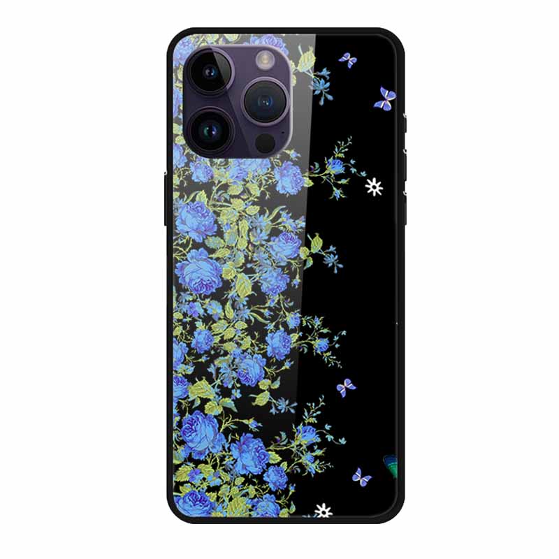 Tempered Glass Case For iphone 15 Pro Max Case Soft TPU Bumper Hard Glass Back Cover For iphone 16 Pro Max Phone Case 16Pro Max