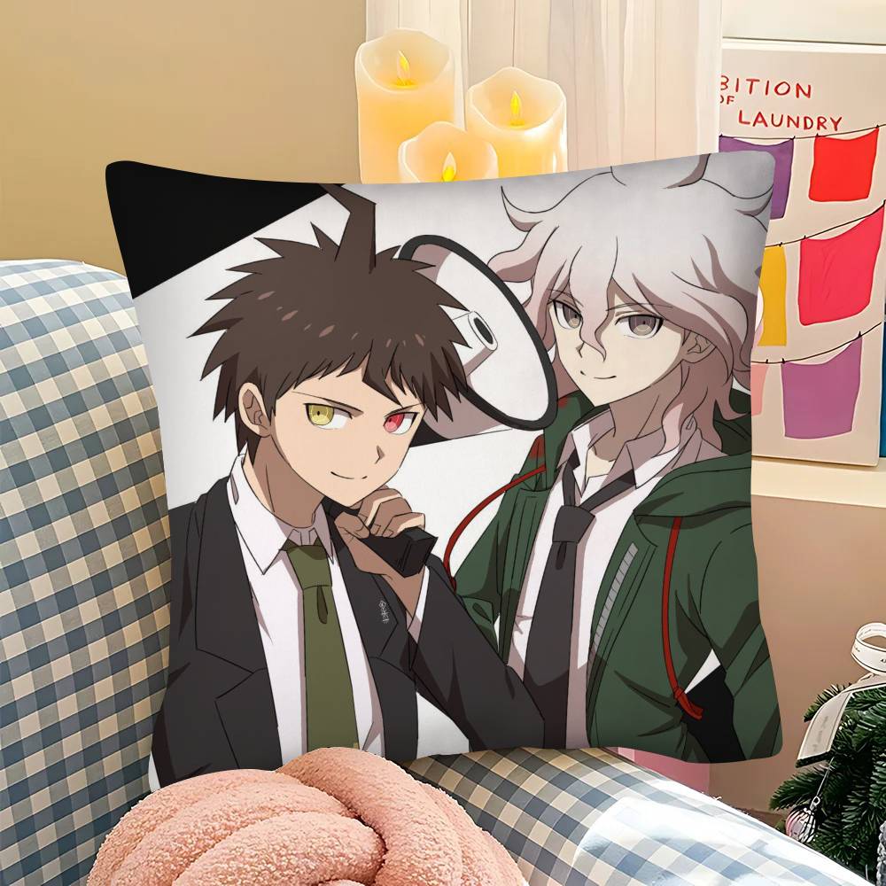 1Pc Nagito Hajime Komahina Pillow Case Fashion Square Pillowcase Bedroom Sofa Room Ins Decoration Leisure
