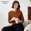 Komomoka Women's Crew Neck Cashmere Sweater