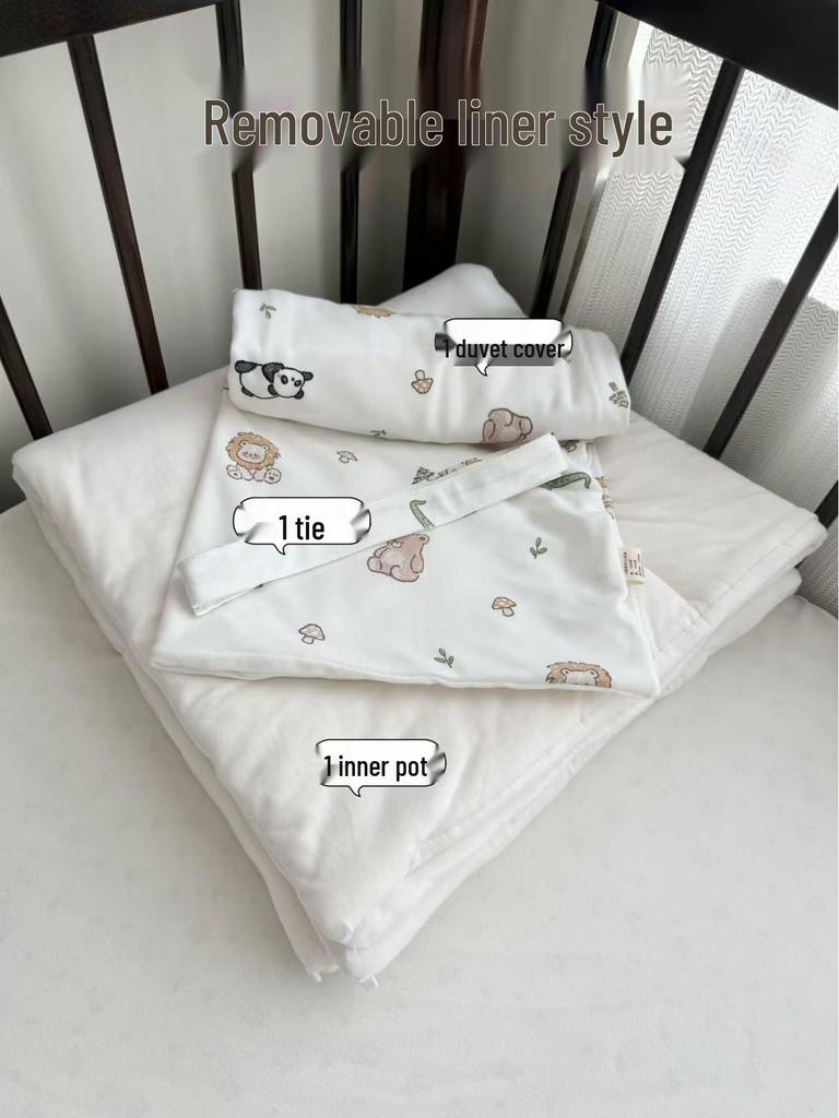 Pure Cotton Knitted Baby Swaddle Blanket for All Seasons