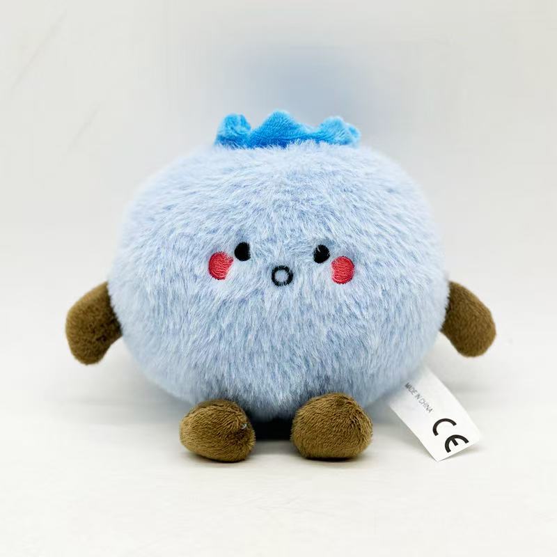14cm Simulation Neue Unschuldige Blaubeer-Puppe Stofftier Plüschtier Cartoon Anime Süßes Kissen Für Kindergeburtstagsgeschenk Lustige Puppe 14cm
