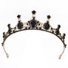 Retro Crown Baroque Bride Crown Tiara Princess Stage Performance Headband Birthday Girl Tiara Hair Accessories