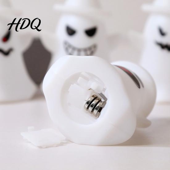 Ghost Night Light Halloween Witch Hat Light Spooky LED Decorative Lamp Cartoon for Holiday Party Decor