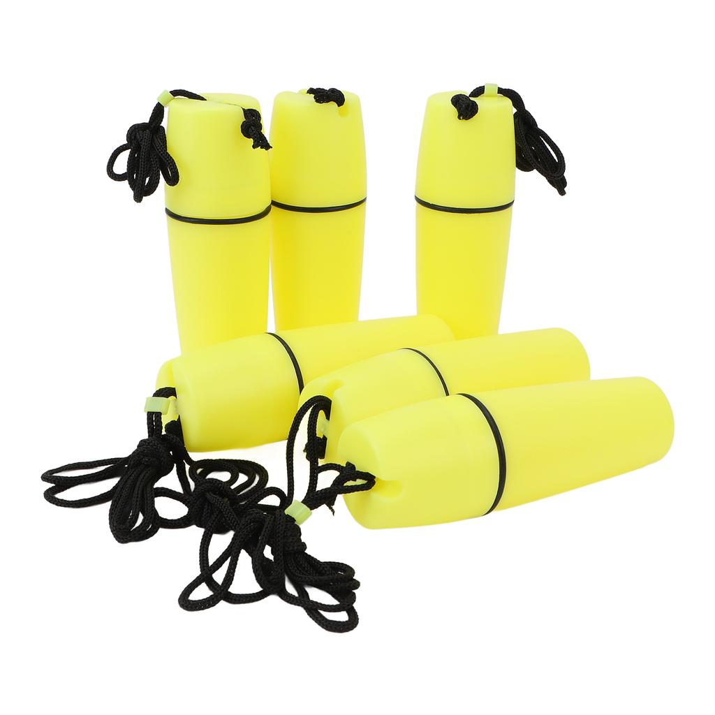 6PCS Kayak Container Bottle ABS Waterproof Portable Kayak Sealed Bottle Dry Canister with Hook Rope for Diving