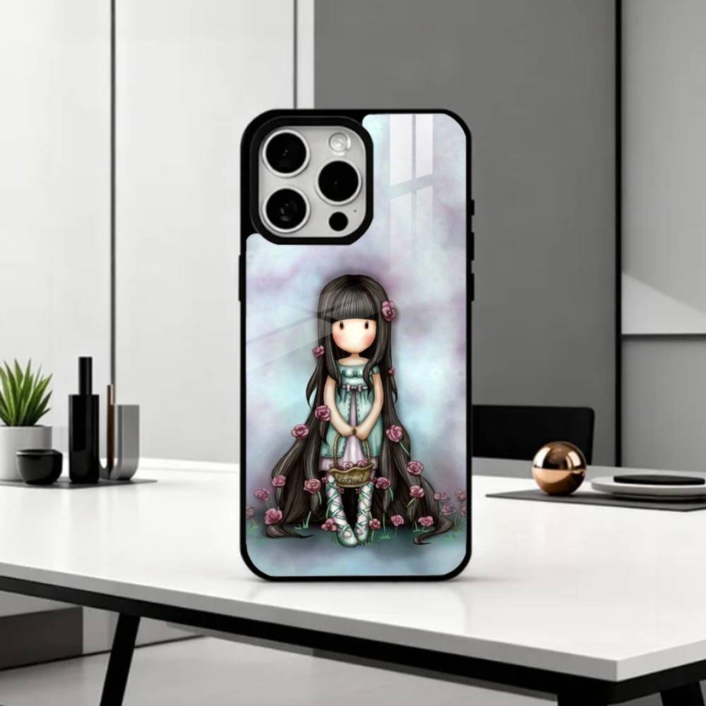 L-Lovely S-Santoro G-Gorjuss S-Series Phone Case For iPhone17,16,15,14,13,12,11,Pro Max Magnetic For Magsafe Wireless Charging