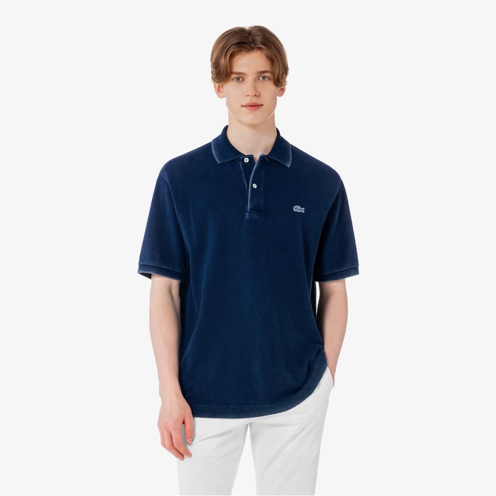 [Lacoste] Men's JP Indigo Short-Sleeved Polo Shirt PH9428-56G2GF