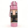 1PC Vintage Street Shop Facade 750ml Color Plastic Sports Water Bottle Leakproof Flip Straw Lid For Sports Office Home Use