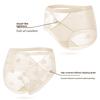 Plus Size Women Spring and Summer Sexy Hollow Lace Cotton 7a Antibacterial Extension Crotch Triangle Briefs