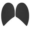 2Pcs Multipurpose Rubber Shoe Soles Protectors Self Adhesive Black Antislip Pads for Men and Women Bottom of Shoes