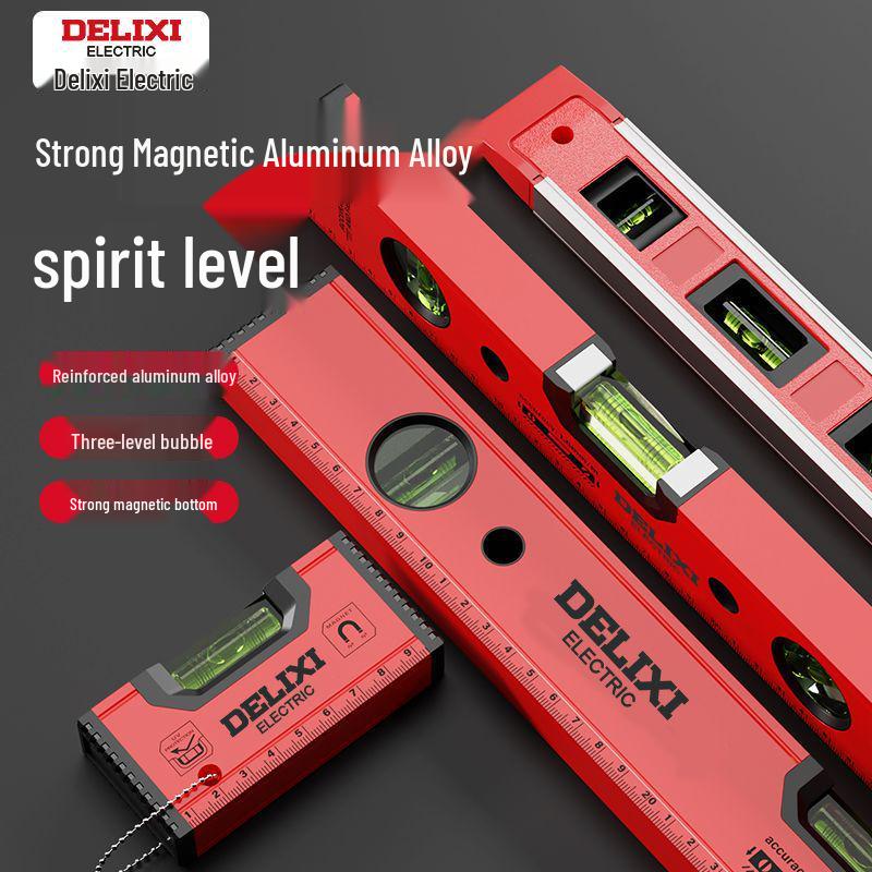 High Precision Mini Spirit Level with Strong Magnet and Aluminum Alloy