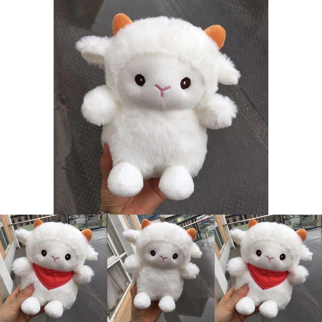 Adorable Plush Sheep Doll Soft Stuffed Animal Cuddle Toy Perfect Gift For Kids
