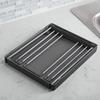 KOHLER Folding Wire Glass Holder or Drying Rack, Folds Up to 1.25 Inches, Holds Up to 6 Glasses, Charcoal