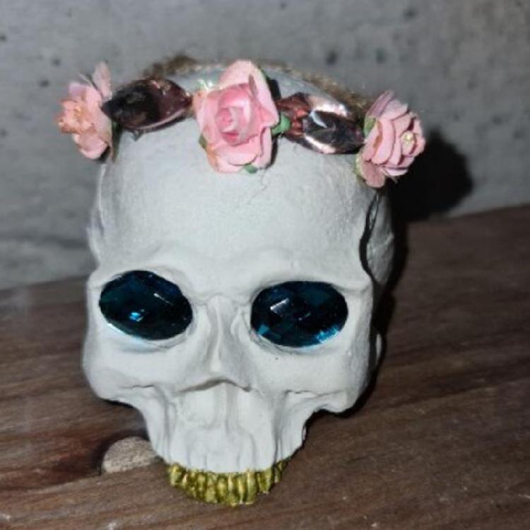Halloween Skull Silicone Mold Keychain Resin Epoxy Craft Polymer Clay Craft