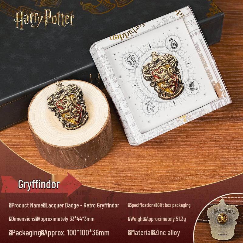 Official Harry Potter Metal House Badges Gift Box Set