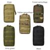 600D Oxford Outdoor Militärische Taktische Tasche EDC Molle Werkzeug Reißverschluss Hüfte Zubehör Strapazierfähiger Gürtel Camouflage Tasche Jagd Airsoft