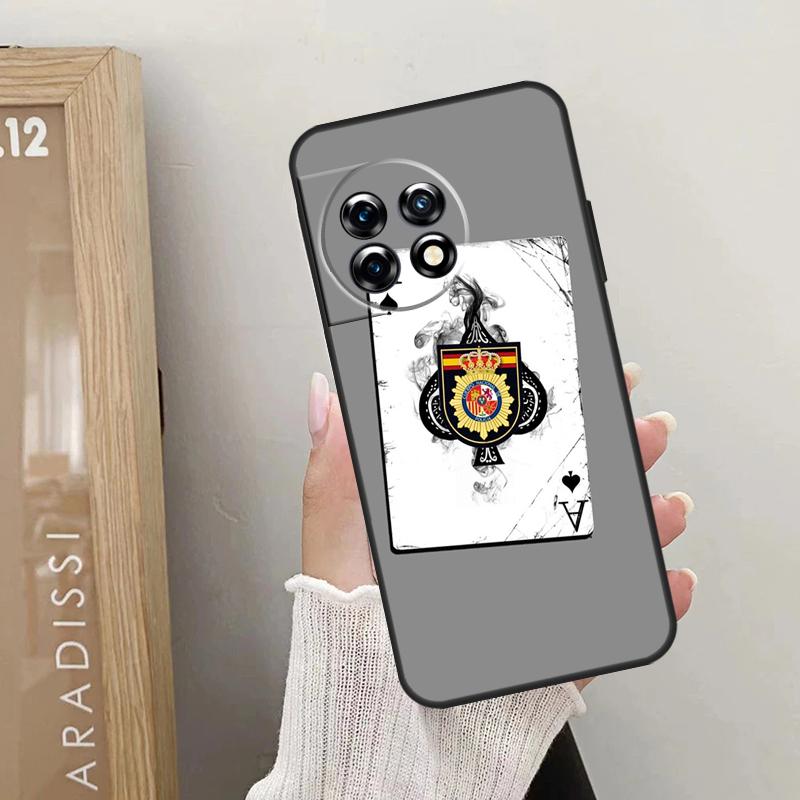 Spain National Police logo Case For OnePlus Nord CE 5 2 3 4 Lite N20 N30 OnePlus 15 13 12 10 R 13T 10T 11 9 10 Pro Cover