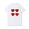 S-3XL 100 Fantasie Harajuku Grafica Estiva Bianca Magliette Donna Stampate Casual Maniche Corte Top Girocollo