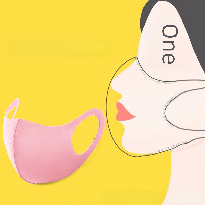 Unisex Celebrity Summer Fashion Masks: 3D Black Knit, Dust-Proof, Breathable, Cotton and Ice Silk, Sun-Blocking, Washable.