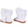 1 Pair Mini Doll Shoes Plush Winter Snow Boots Dolls Accessories for 18 Inch Dolls (White)