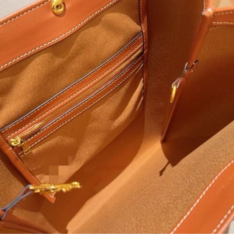 Flache Shopper-Tasche im Vintage-Stil für Damen, große Schulterhandtasche mit Reißverschlussfach 28x33cm