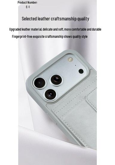 Magnetic Leather Card Holder Phone Case for iPhone 17 Pro Max