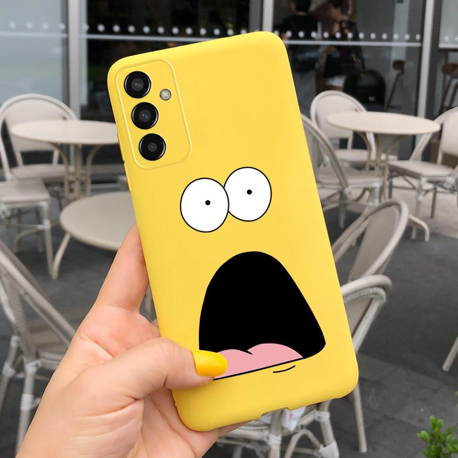 For Samsung M13 Case SM-M135F M 13 Cover Cute Cartoon Love Heart Butterfly Bumper For Samsung Galaxy M13 4G Soft Silicone Fundas