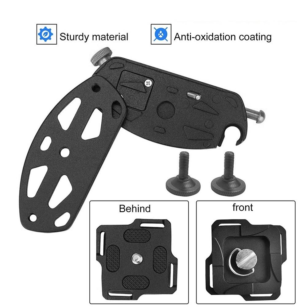 Camera Clip Waist Belt Buckle Quick Release Backpack Holster Pocket Hanger Strap