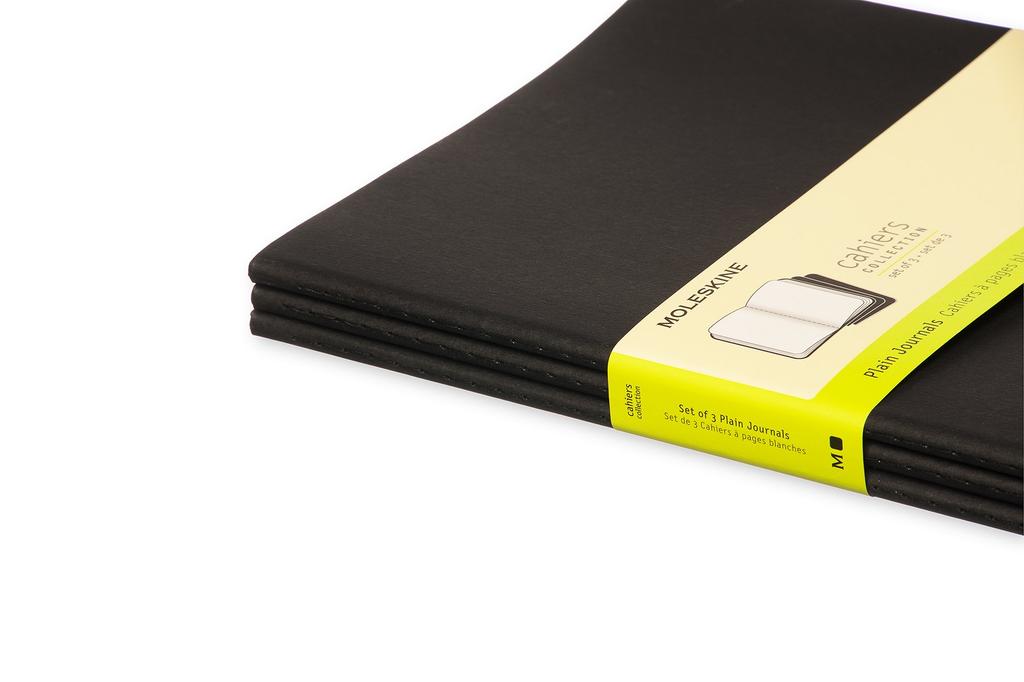 Moleskine Notebook Cahier Journal Plain QP323 XL Black