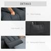 Power Lift Recliner Chair with Vibration Massage, Lift Chair for Elderly with Footrest, Remote, Side Pocket, Dark Grey