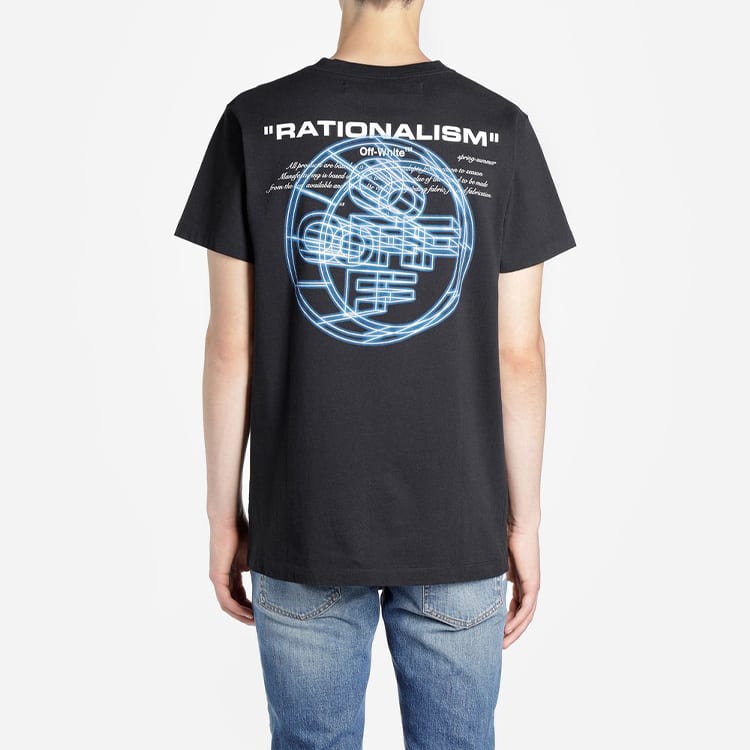 OFF WHITE SS20 T Shirts Men's Crew Neck Moderate Straight Fit OMAA027R201850031088