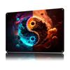Galaxy Yin and Yang Printed Poster Customized Wall Art Retro Vintage Metal Tin Signs for Interior Accessories Decor Room House