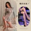 Uniform backless buttocks hollowed-out sex underwear Spice girls straps uniform sweater temptation plus size set