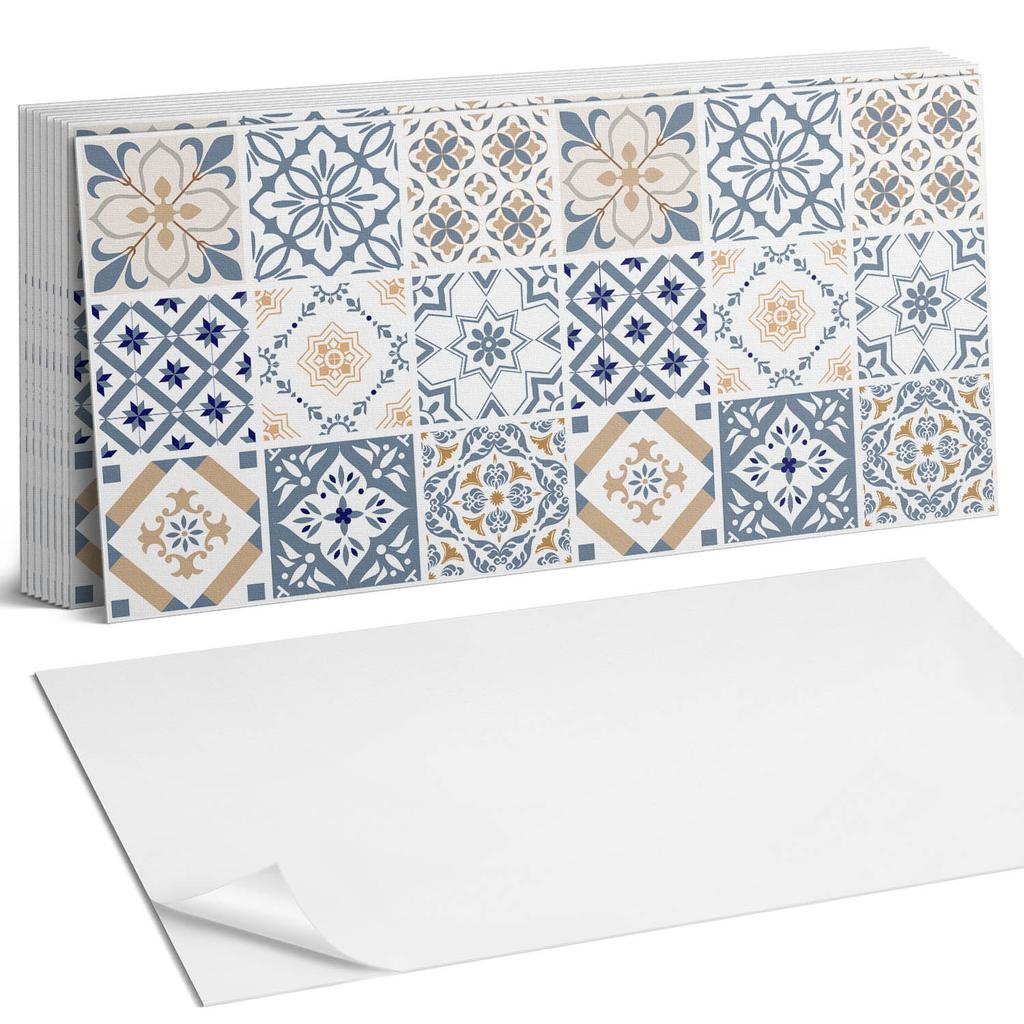 Komplet Kafelków Winylowych Z Motywem Do Kuchni Salonu Wzory Mozaikowe W Kratkę 10X40X20 Cm