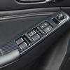 4Pcs Carbon Fiber Car Door Armrest Window Lift Panel Cover Sticker Trim for Isuzu D-Max Dmax 2021 2022 2023 LHD Accessories