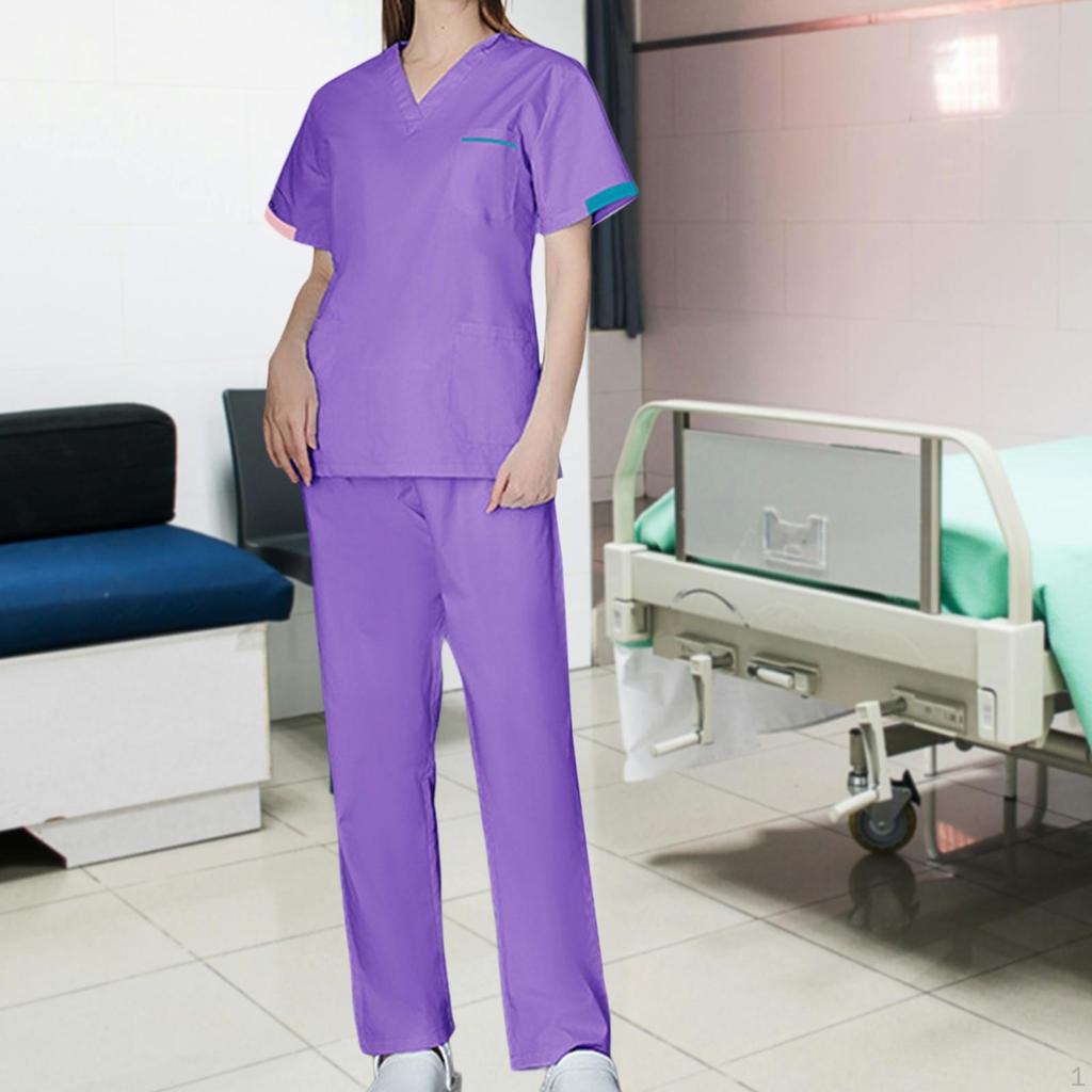 Nursing Set, Scrub Uniform for Men And Women, Practical Clothing