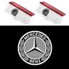 For Mercedes Benz A C E GLC GLA GLE GLB Class W177 W205 W212 W213 X253 X156 W166 X247 2pcs Car door welcome light logo Emblem UE1