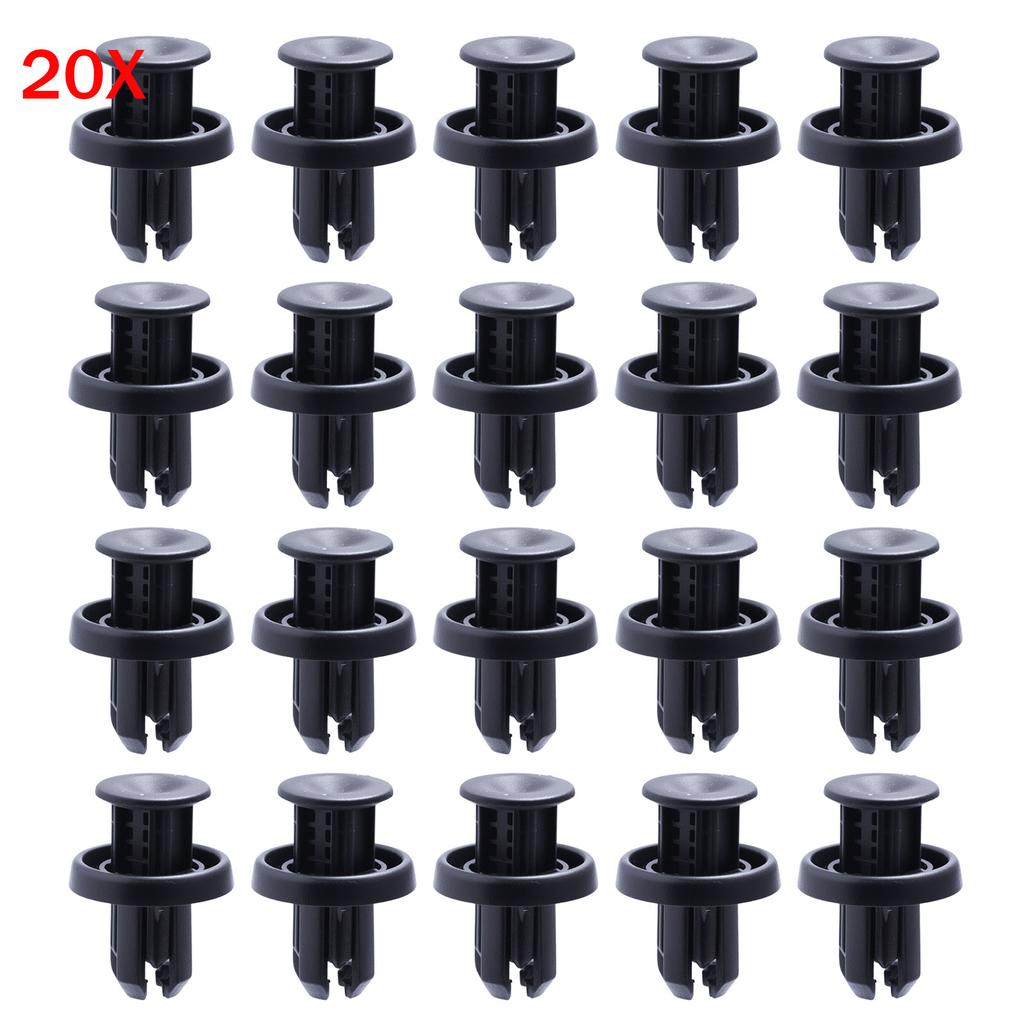 91505TM8003 Push-Type Retainer Clip Rear Front Bumper Fender Grille Under Cover Rivet Fastener for Honda Acura Civic Accord CR-V