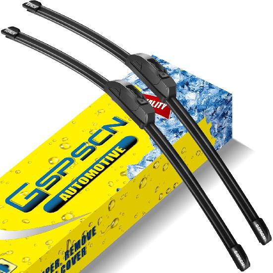 GSPSCN OEM QUALITY 26''+16'' Premium Original Replacement Windshield Wiper Blades,Quiet and Durable Stable High Performance All-Season Auto Wiper