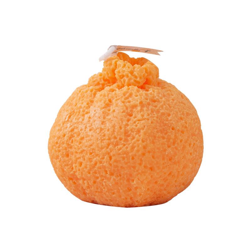 Creative Ugly Orange Scented Candle Fruit Shaped Candle Wedding Souvenir Photo Props Decoration
