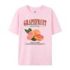 Βίντατζ Γραφικά T-shirts Γκρέιπφρουτ Oversized Cottagecore Αισθητική T-Shirt Χαριτωμένο T-Shirt με Φρούτα Εσπεριδοειδών Γυναικεία Καλοκαιρινά Ρετρό Μόδας Μπλούζες